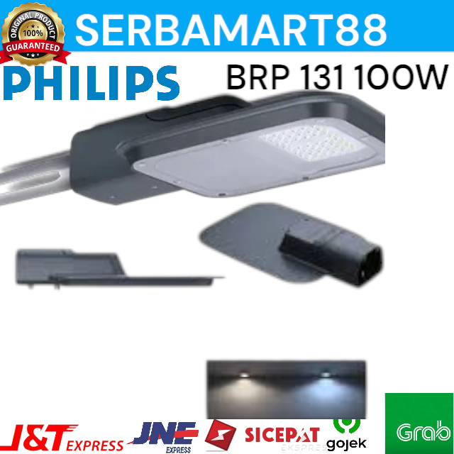 LAMPU JALAN PHILIPS BRP 131 PJU BRP131 LED140 NW 4000K 12500 LUMENS