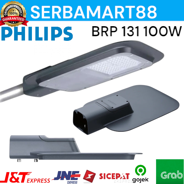PJU PHILIPS BRP 131 100W LAMPU JALAN PHILIPS BRP131 4000K 12500 LUMEN