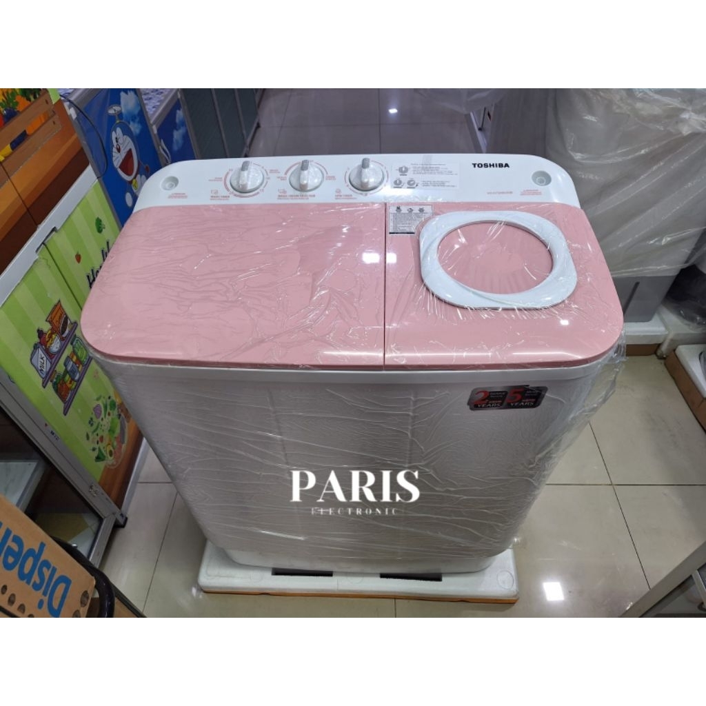 TOSHIBA MESIN CUCI 2 TABUNG VH-75MN / VH-H85MN / VH-95MN