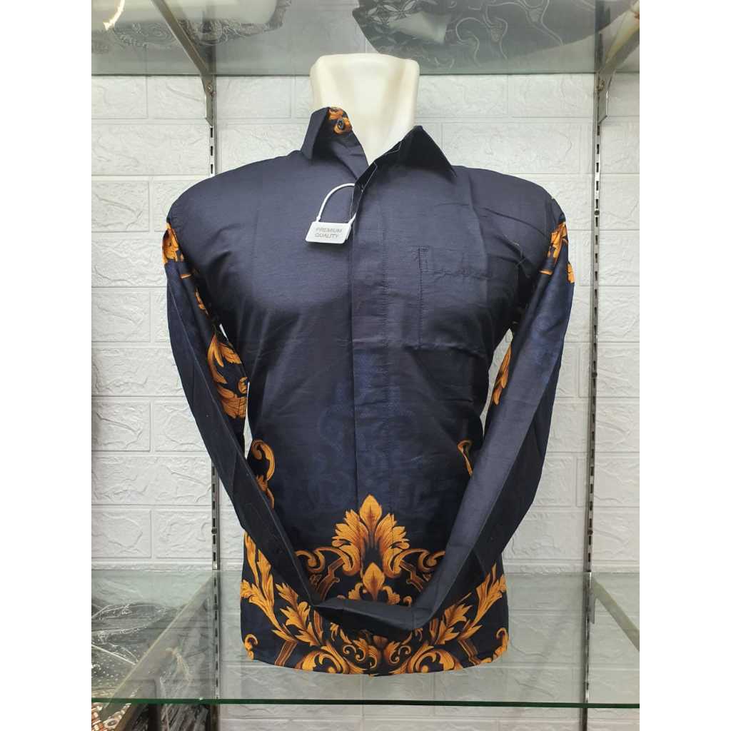 Batik Premium Long Sleeve IIN COLLECTION || Maroon