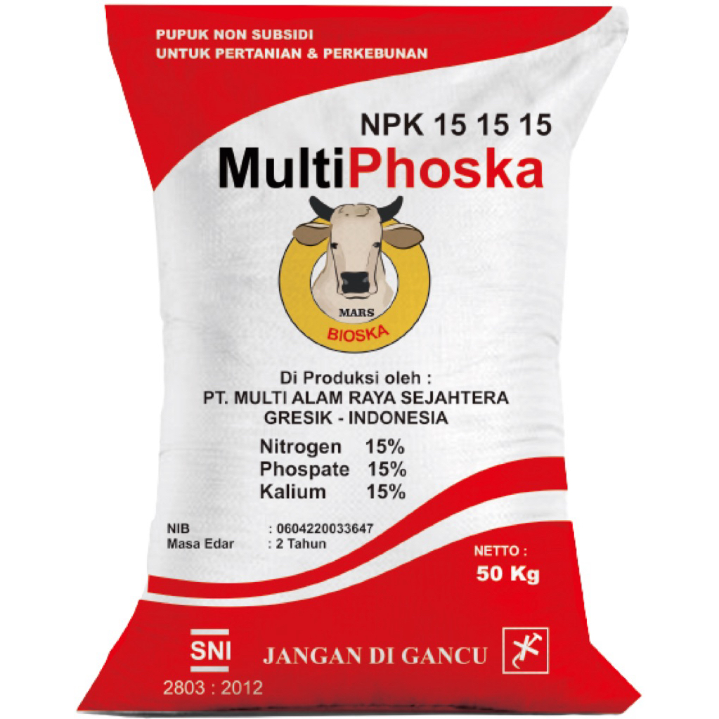 PUPUK NPK 151515 MULTIPHOSKA REPACK 1 KG