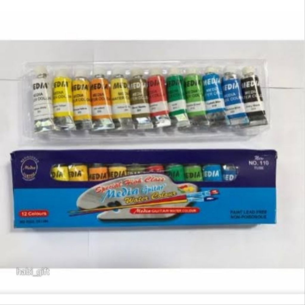 

habi_gift - CAT AIR MEDIA QUITAR 12 WARNA nomer 110