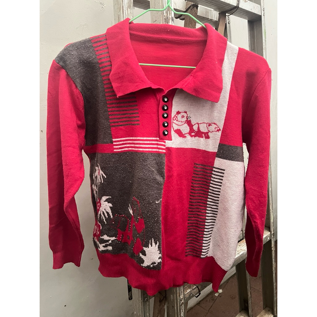 (PRELOVED) Polo Shirt Fuschia