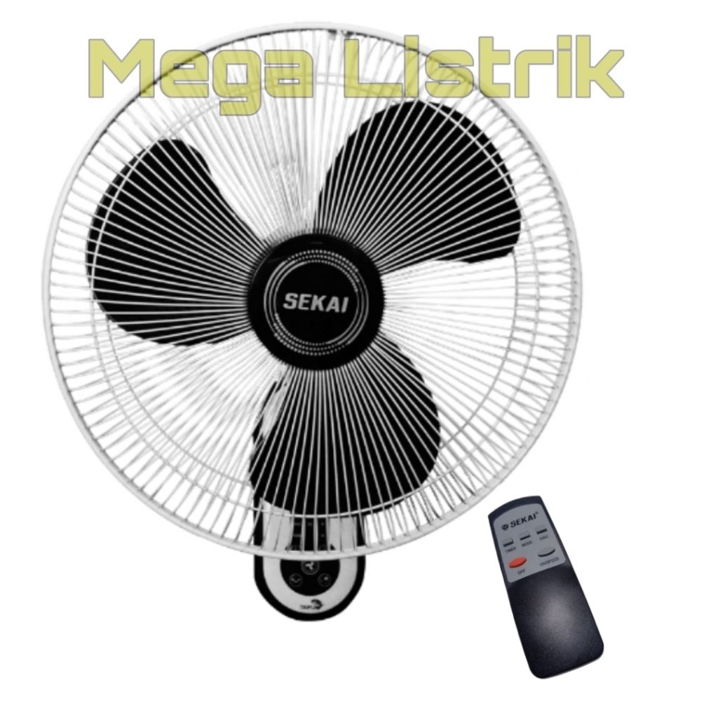 Wall fan Sekai WFN1627 / WFN1627RC / kipas angin Dinding Sekai