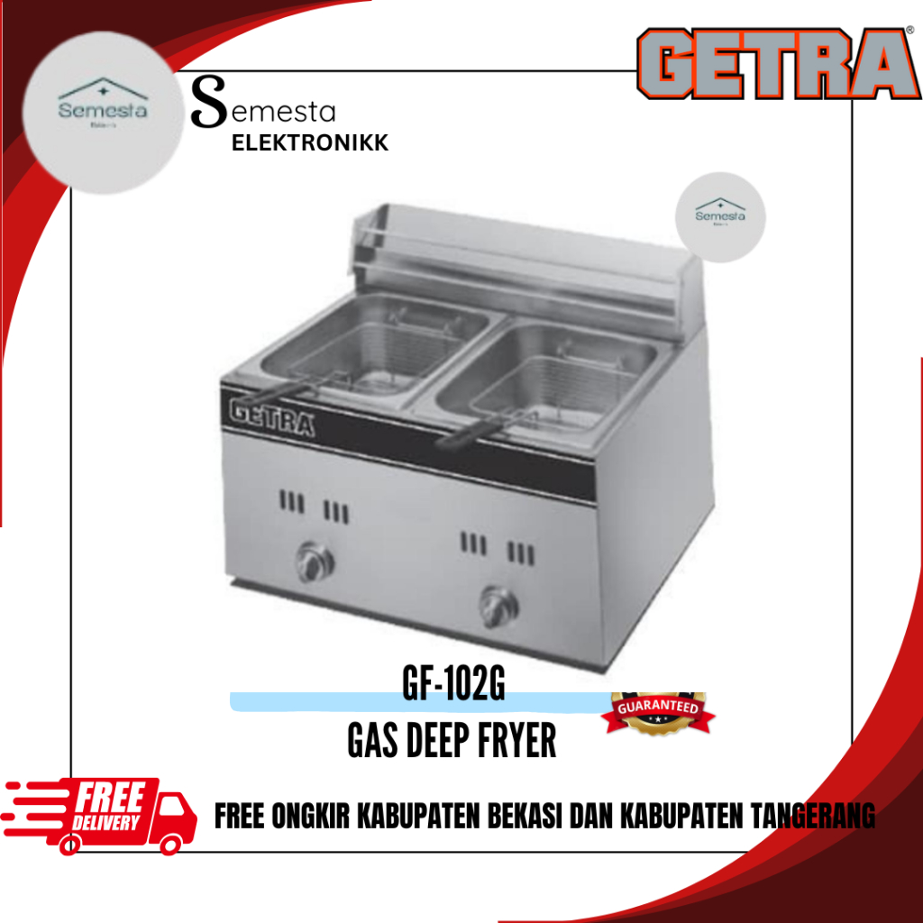 Gas Deep Fryer GETRA GF 102G / GF 102 G