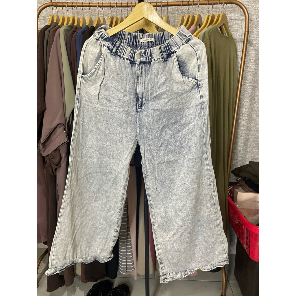 Celana Kulot Denim Et Cetera