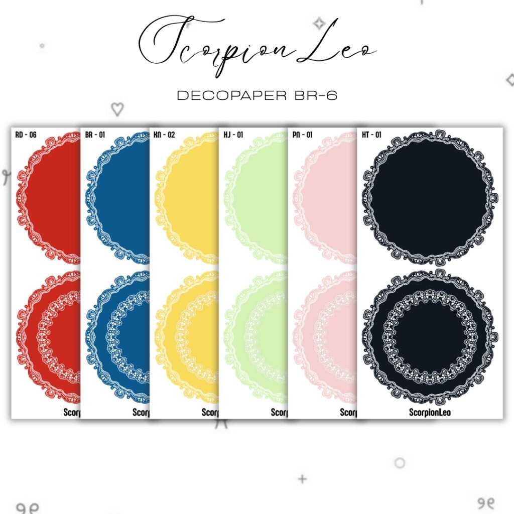 

Decopaper BR - 6 for journaling | scrapbooking | scorpionleo