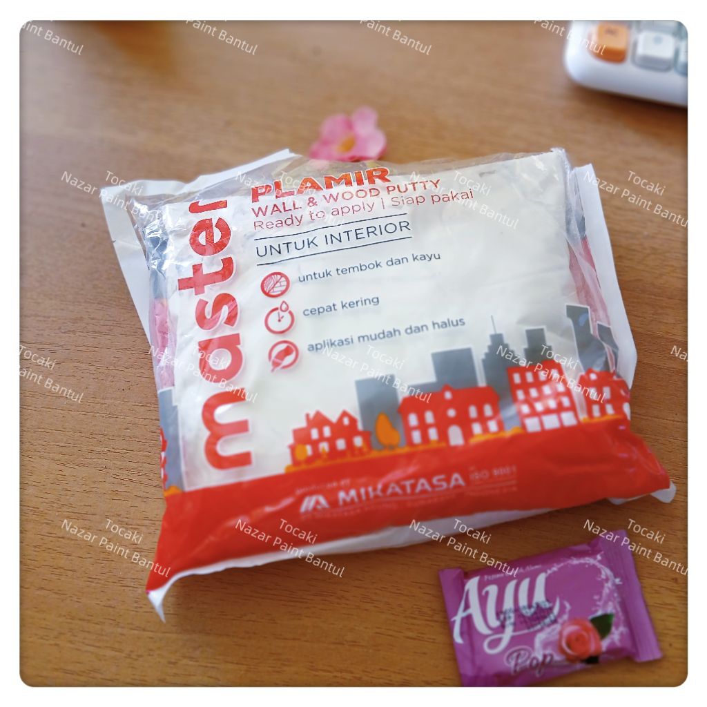 Plamir Master, Dempul tembok/kayu