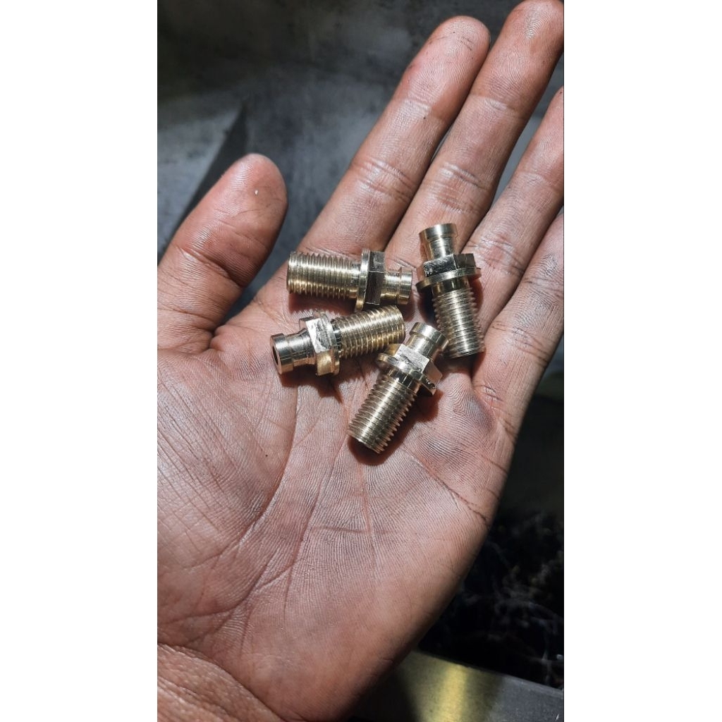 Bosh klep batang 4,5mm bahan albronze m10×1,25