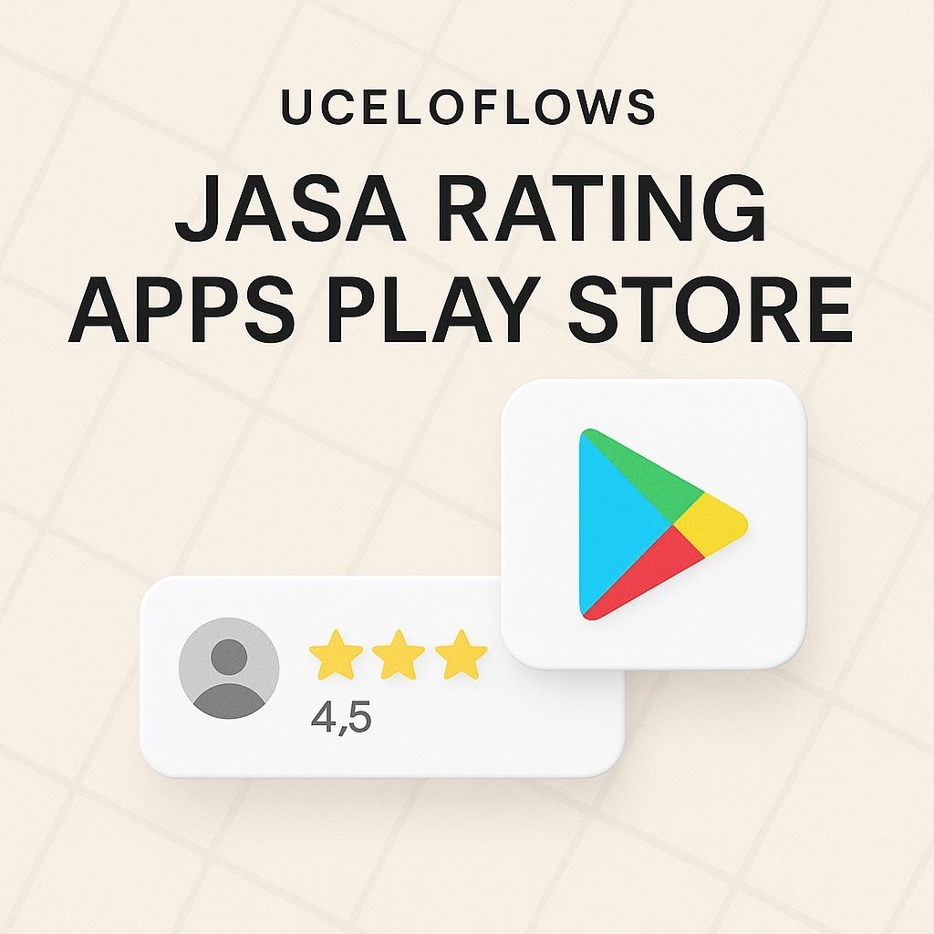 JASA DOWNLOAD & RATING (REVIEW ATAU ULASAN) APLIKASI PLAYSTORE
