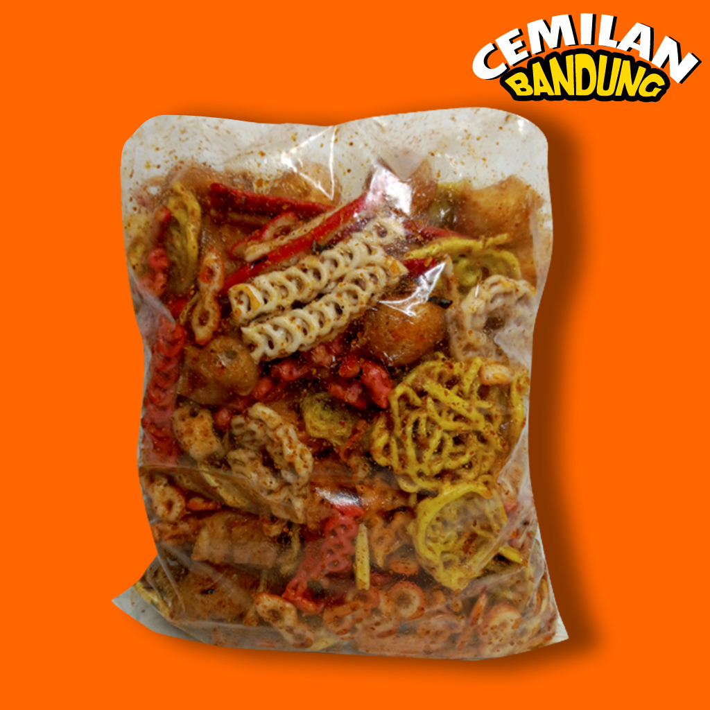 

Seblak Mix Campur Sebring Seblak Kering Kerupuk Bantet Siomay Pedas Asin Gurih Cemilan Bandung