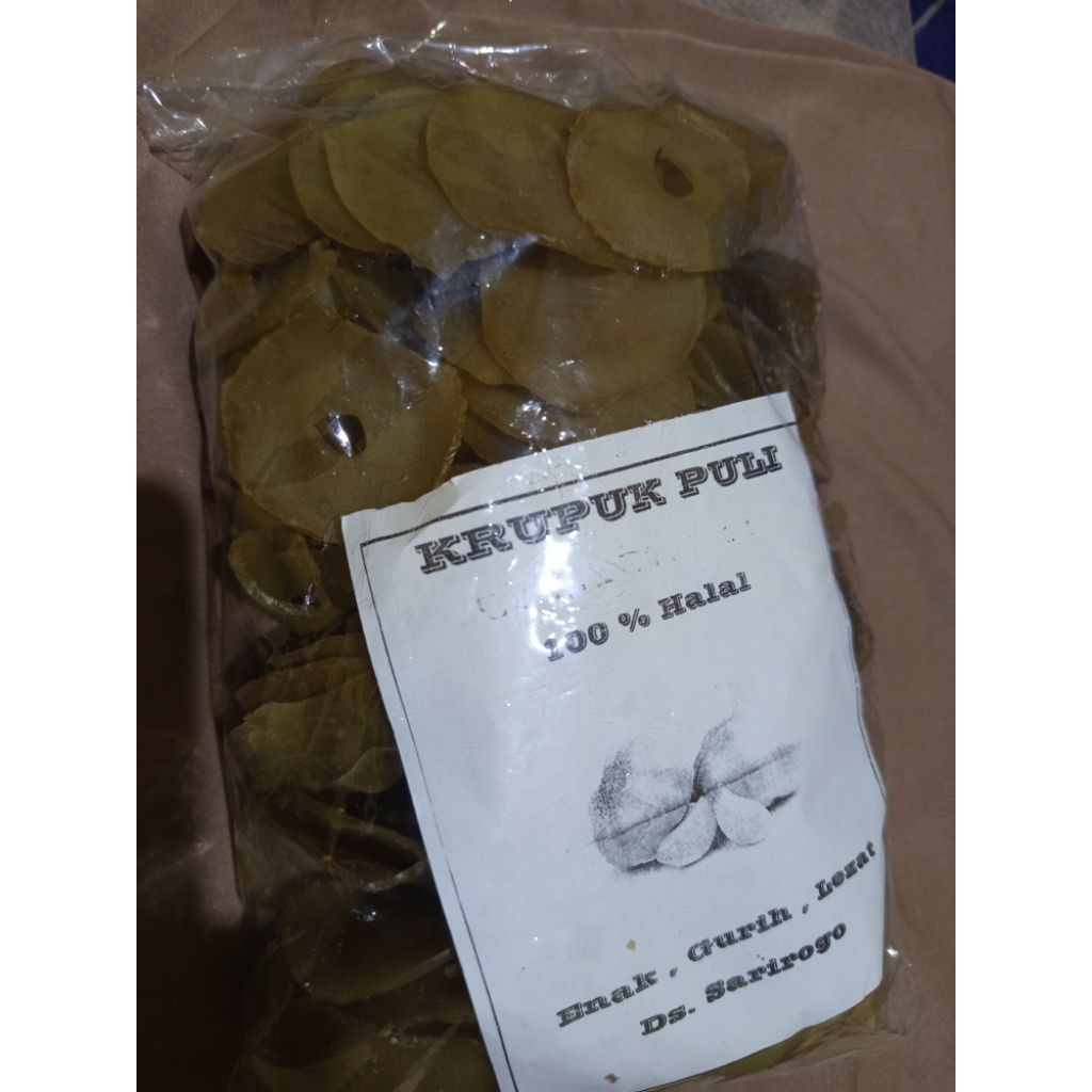 

( Produksi Sendiri )Kerupuk puli mentah homemade asli Sidoarjo