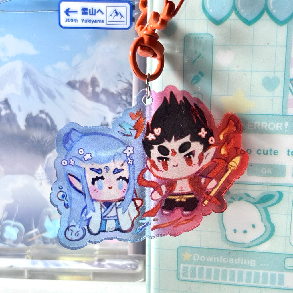 [Sarxsjm] Nezha aobing acrylic keychain