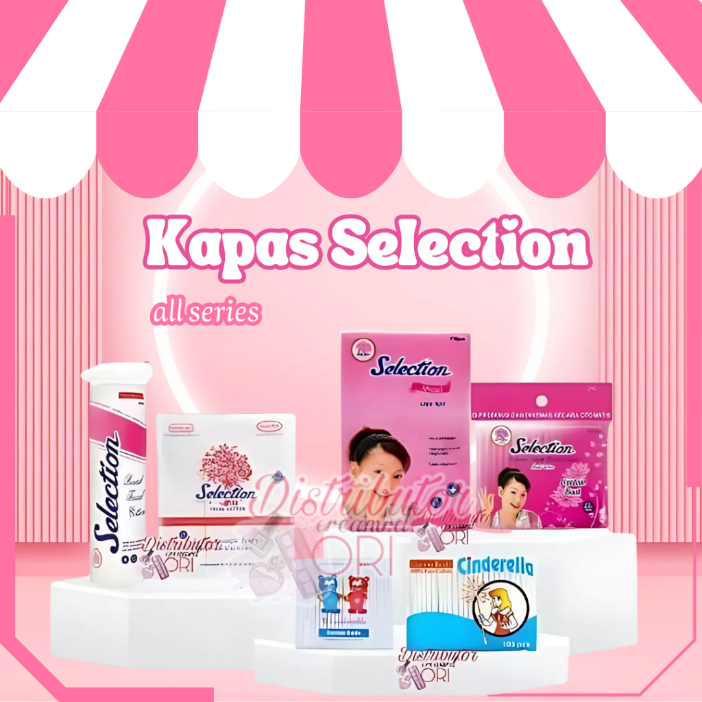 Kapas Wajah selection / cotton bud selection / cotton bud cinderella / kapas tipis selection