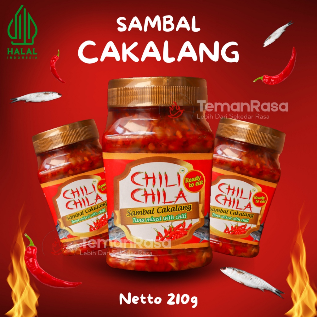 

Chili Chila Sambal Cakalang 210 gr - Sambal Rumahan Halal Tanpa MSG