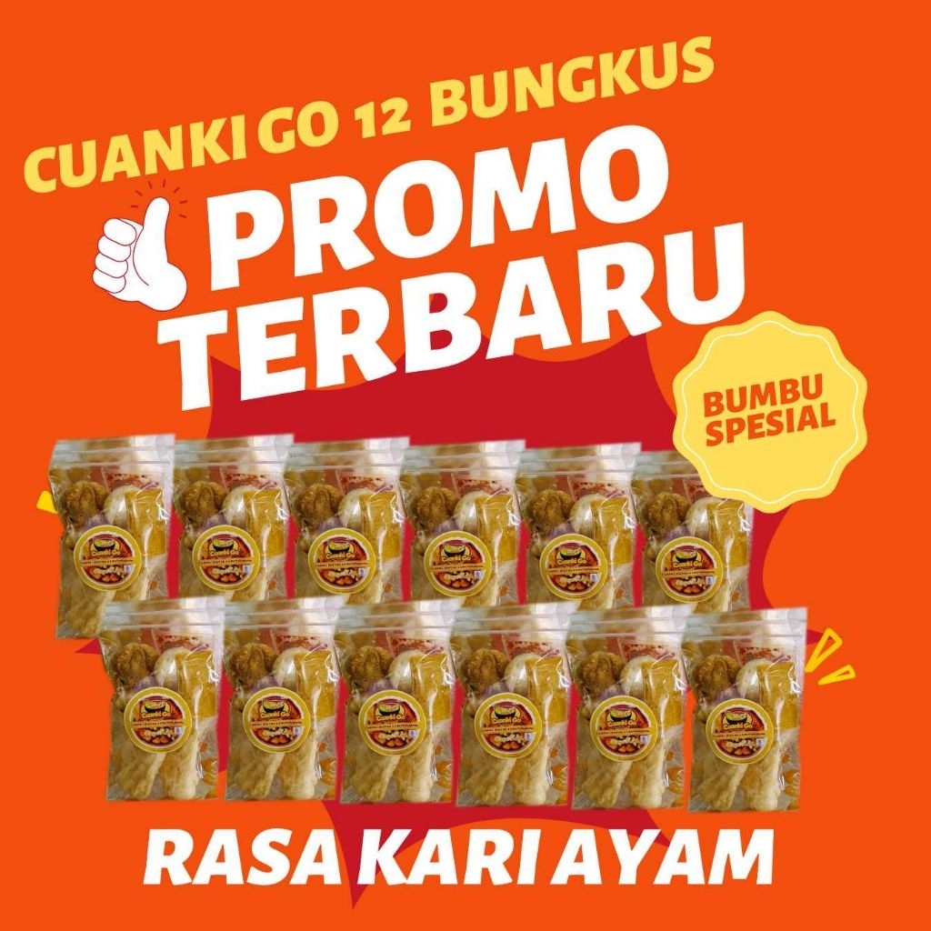 

Cuanki Instant Go Isi 12 Bungkus Rasa Kari Ayam