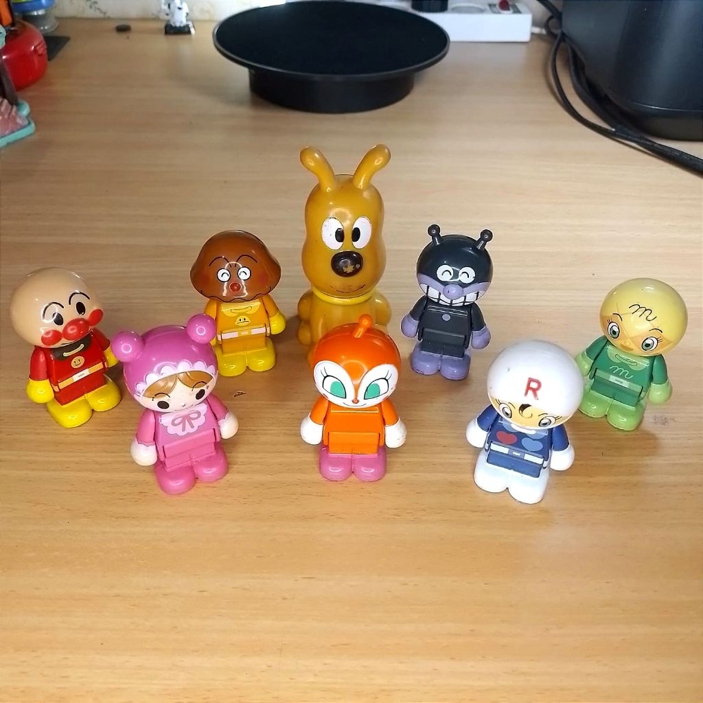 Figur Anpanman Original Mainan Bekas Anpan Man