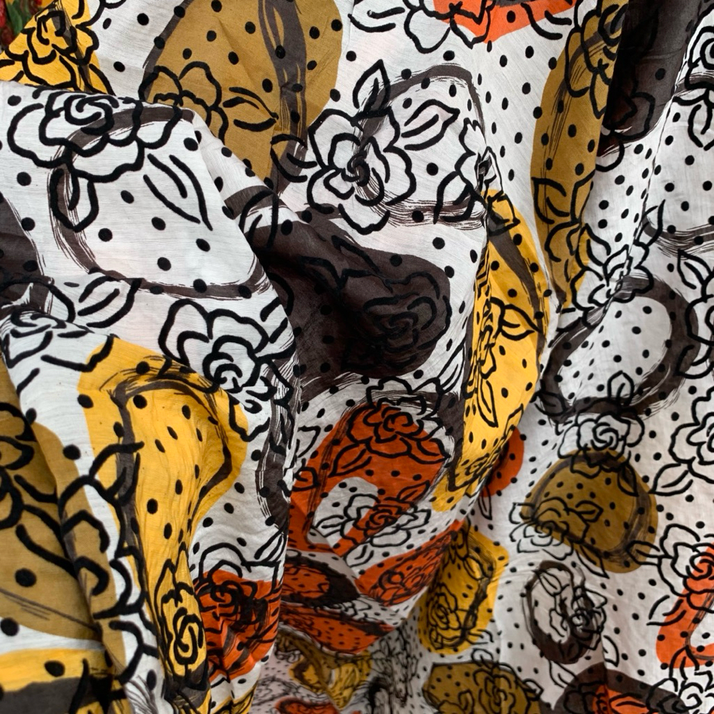 kain silky motif embos - bahan katun silky rubiah - bahan silky citru - kain citru cotton premium- b