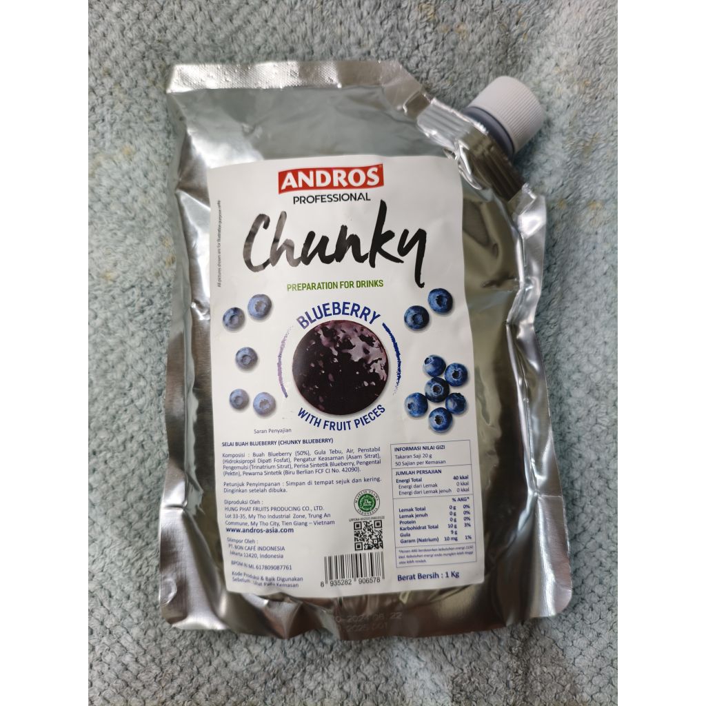 

ANDROS Chunky Blueberry (Selai Blueberry)