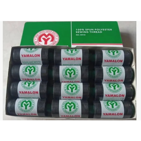 Benang jahit yamalon benang warna hitam
