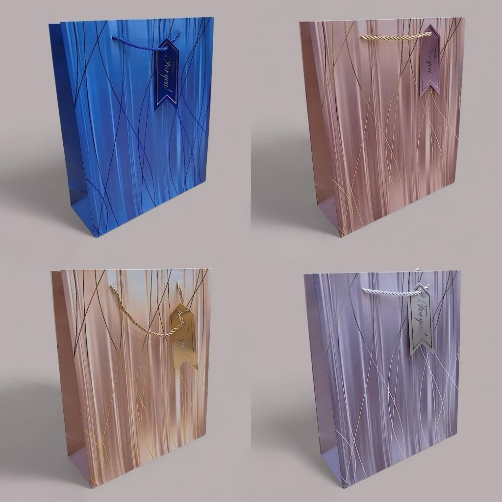 

Paper Bag Mewah Untuk Kado Godie Bag Souvenir Motif Abstrak Ukuran XL & XXL (10cm x 26cm x 32cm)