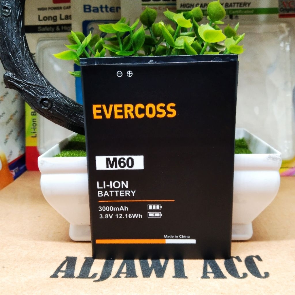 Baterai Bt Batre Battery Cross M60 Evercoss M60 Original Battery