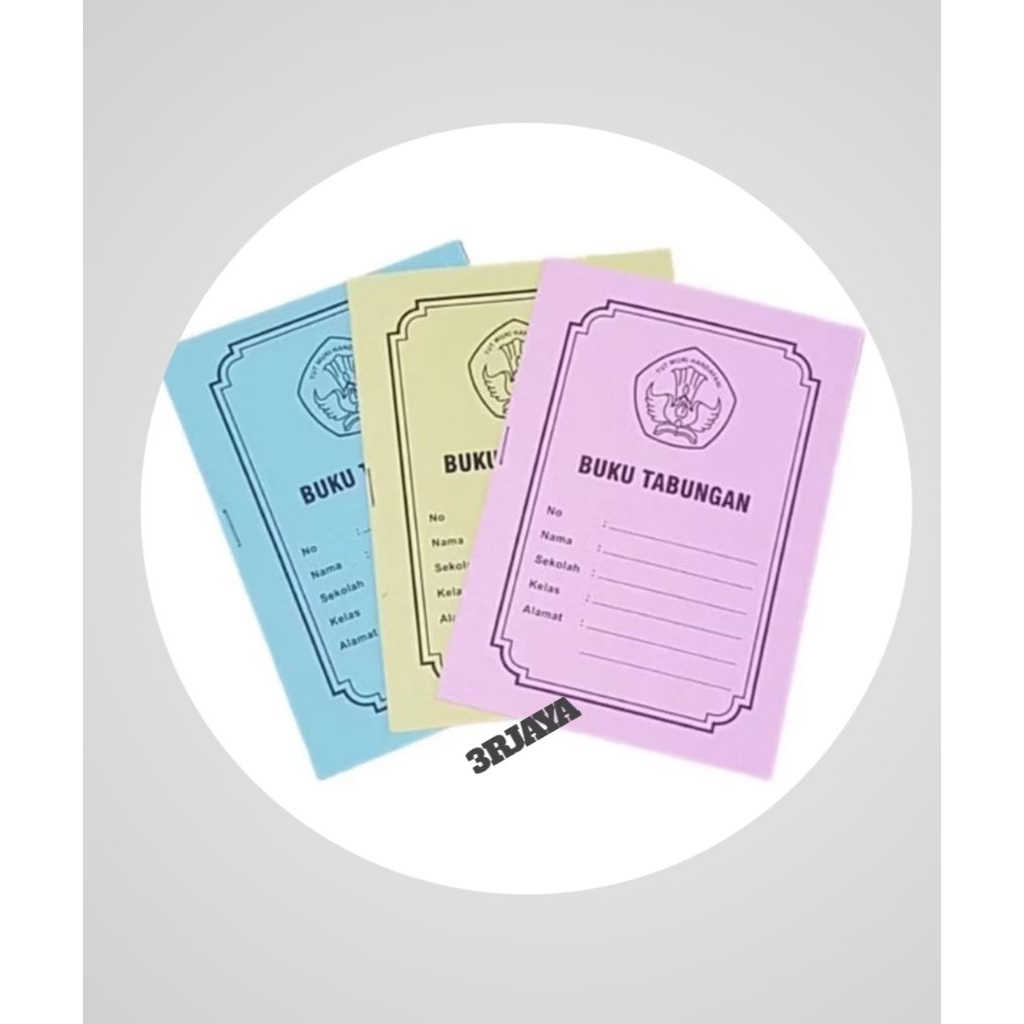 

Buku tabungan biasa buat TK,SD, SMP buku tabungan serbaguna