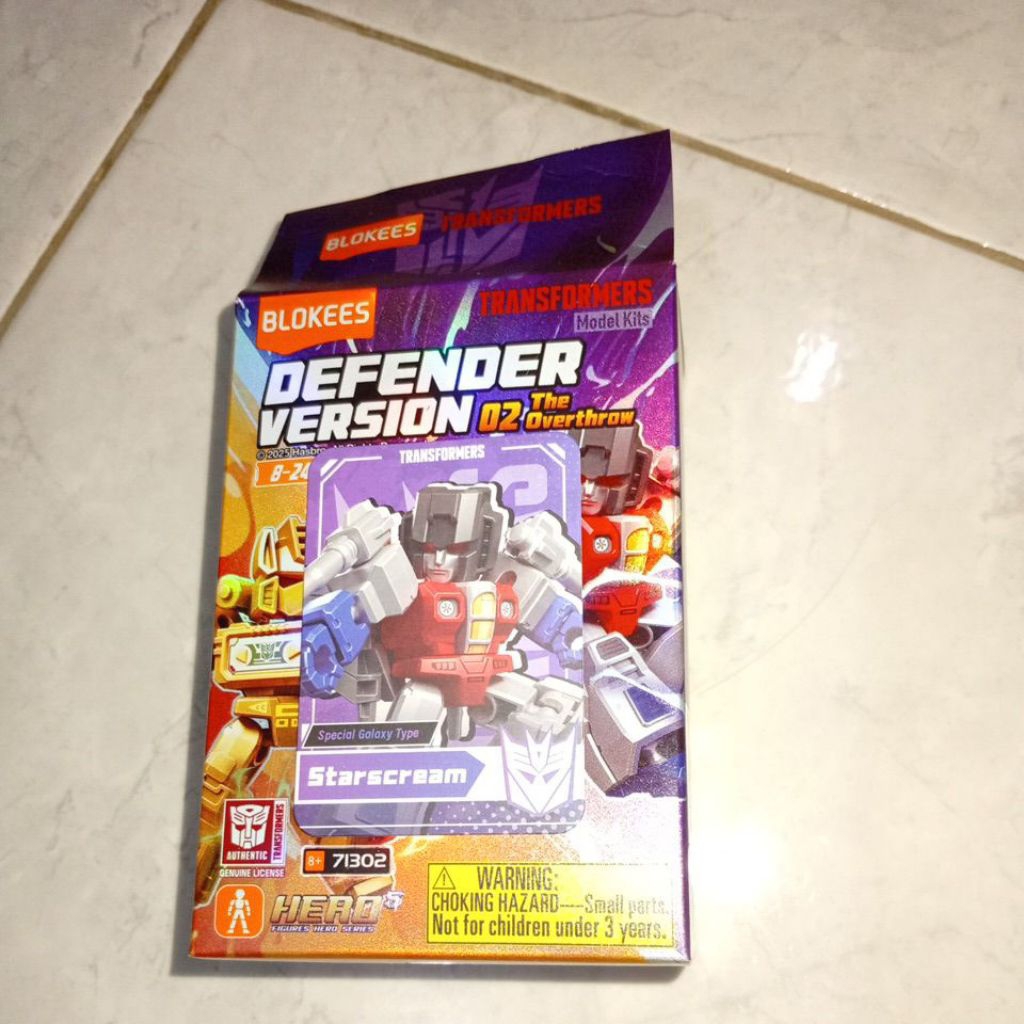 Blokees Transformers Galaxy Defender version 02 - SECRET STARSCREAM
