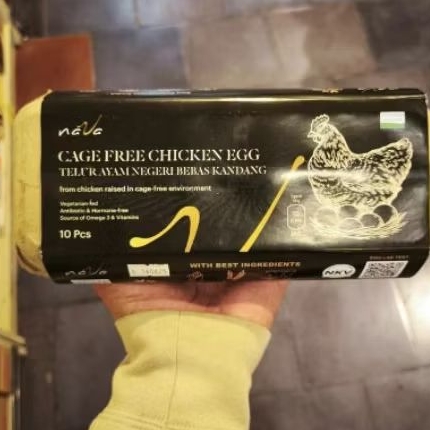 

Telur ayam Nava bebas kandang | Nava cage free chiken egg 10 s