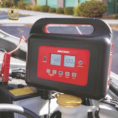 Maxbuilt Jumper aki Mobil Car Jump Starter Portable dan Pompa Angin Ban