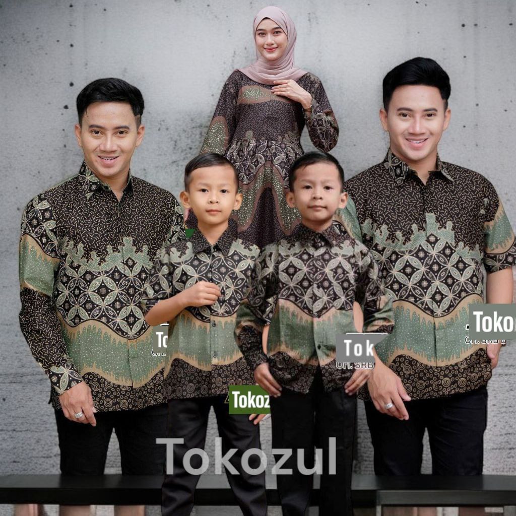Batik Couple Keluarga Couple Batik Ayah Anak Couple Ayah Ibu Batik couple Kekinian Batik Modern