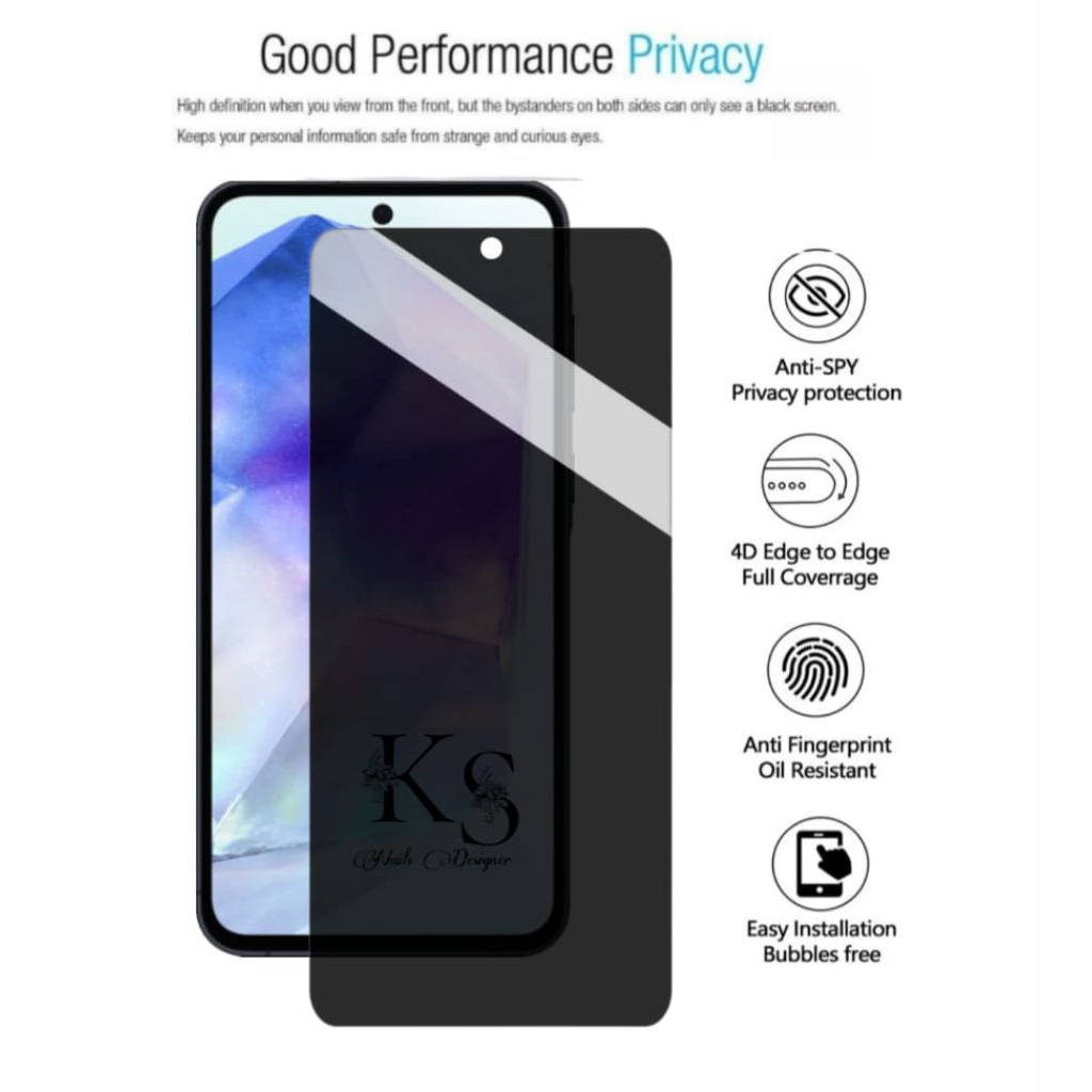 Tempere glass anti SPY Vivo T1 T1 5G T1 Pro T1 Pro 5G T3 T3 5G S1 S1 Pro Y1s Y3 Y3s 2020 Y3s 2021 Y5