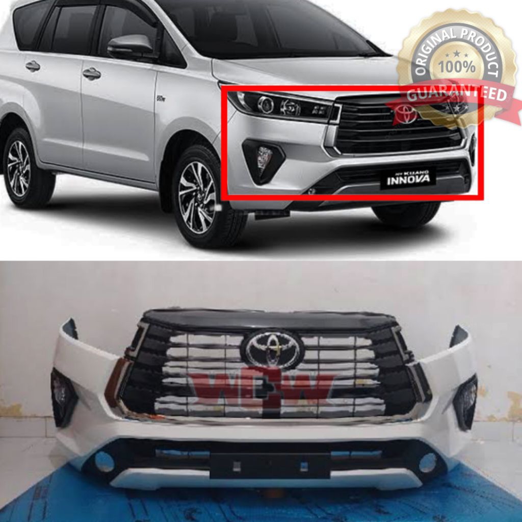 bumper bemper depan Toyota innova reborn 2021 2022 2023  original fullset depan