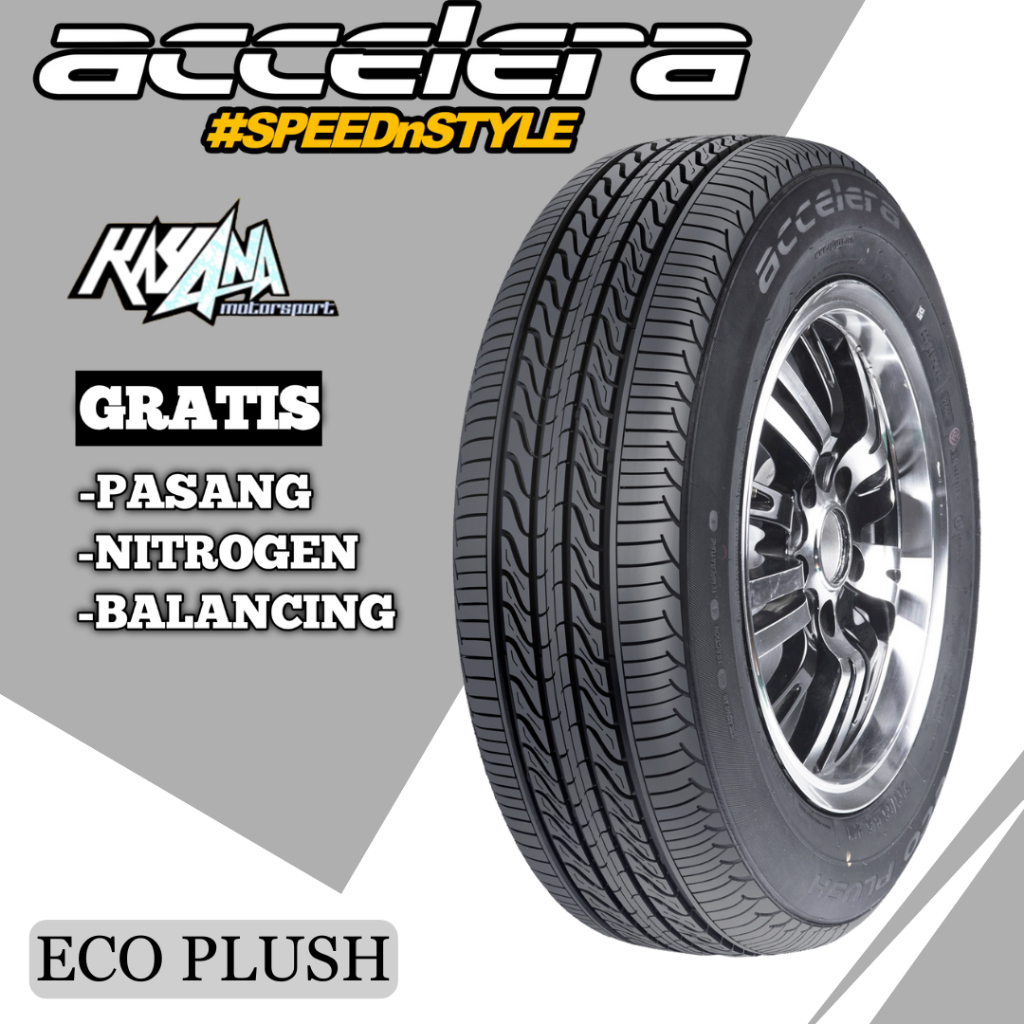Ban Mobil Xenia Avanza R14 185/70 Accelera Eco Plush - Ban Mobil Ring 14 185/70 -Tubles