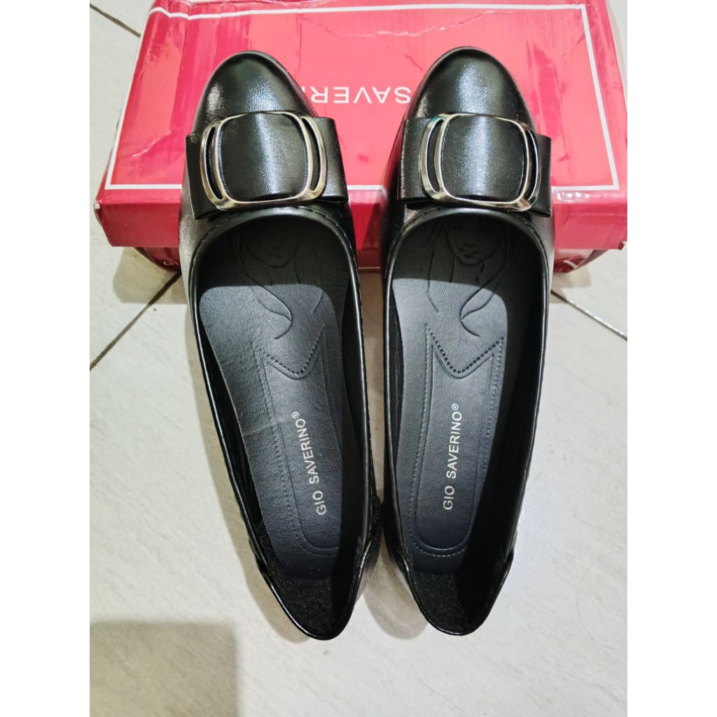 Gio Saverino Sepatu Wedges Wanita New