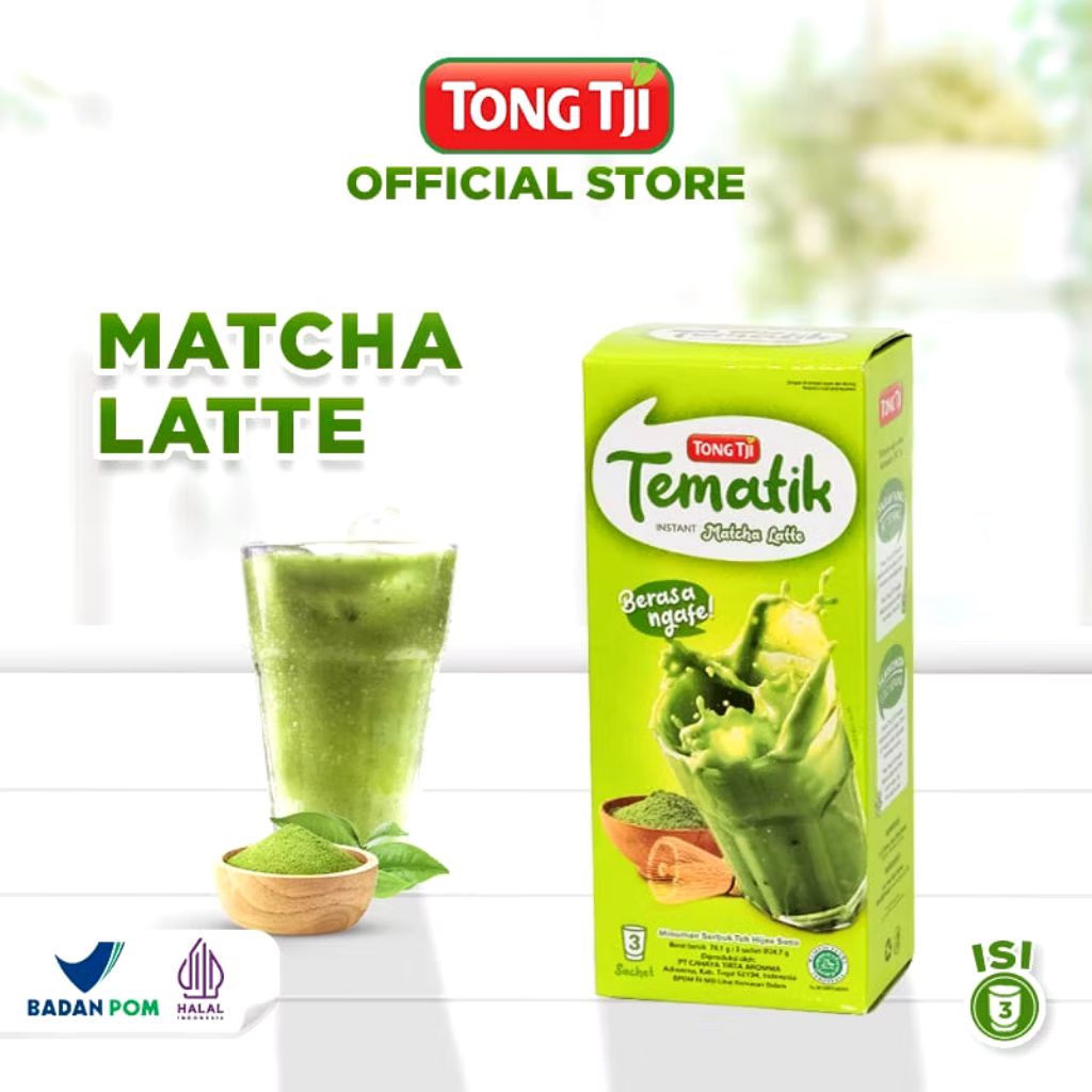 

Tongdji Tematik-Matcha Latte (1 box isi 3 sachet)