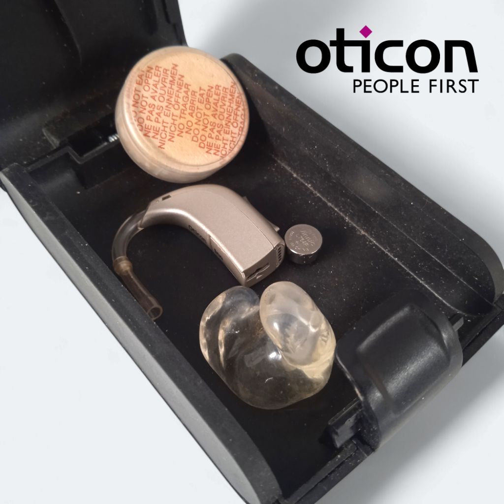 ABD bekas second original Oticon ino hearing aid alat bantuan dengar second