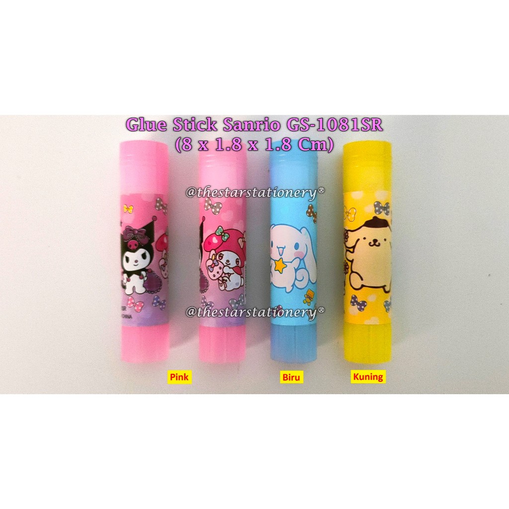

(1 Biji) Glue Stick Sanrio GS-1081SR 10 Gram / Lem Kertas Batang GS-1081SR Sanrio / Lem Stik Sanrio