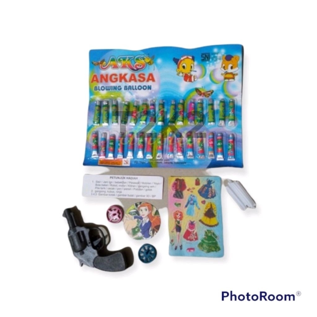 Mainan Balon Tiup Angkasa Berhadiah