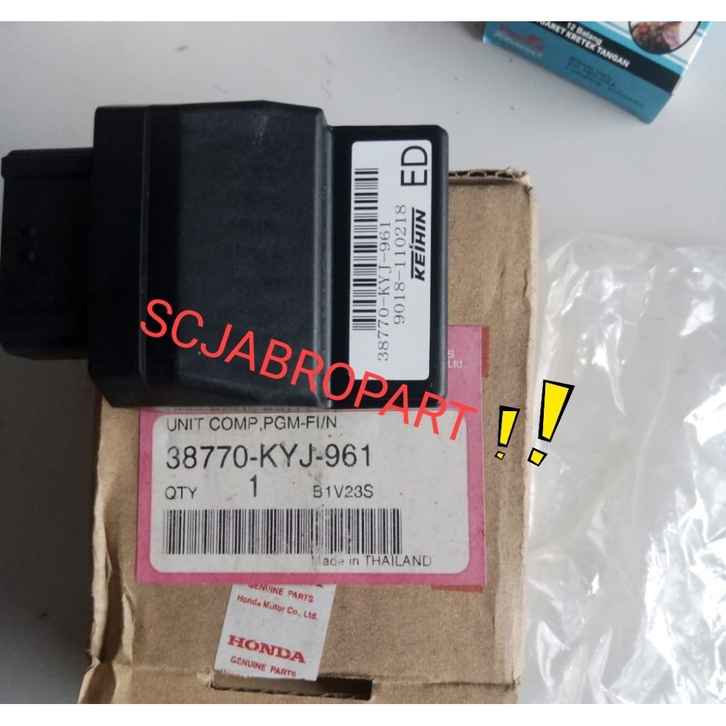 38770 KYJ 961...UNIT COMP PGM-FI HONDA CBR 250...ORI AHM THAILAND
