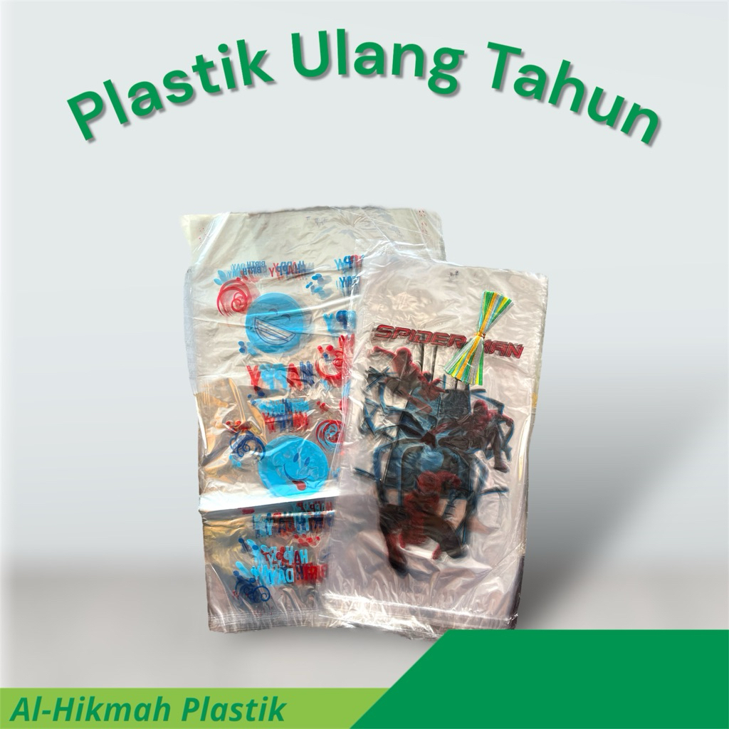 Plastik snack ulang tahun besar dan kecil