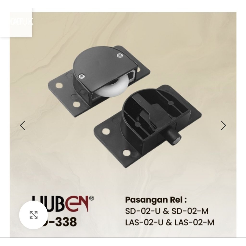 Roda pintu sliding Huben SD -338