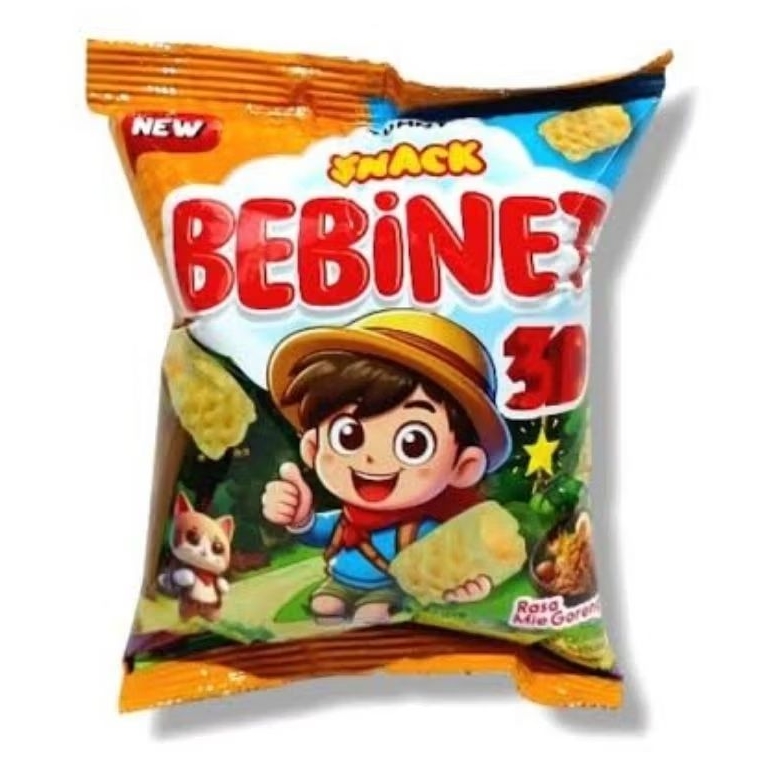 

Ciki bebinet 3D berhadiah uang tunai (ISI 5PCS) - Ciki Berhadiah uang