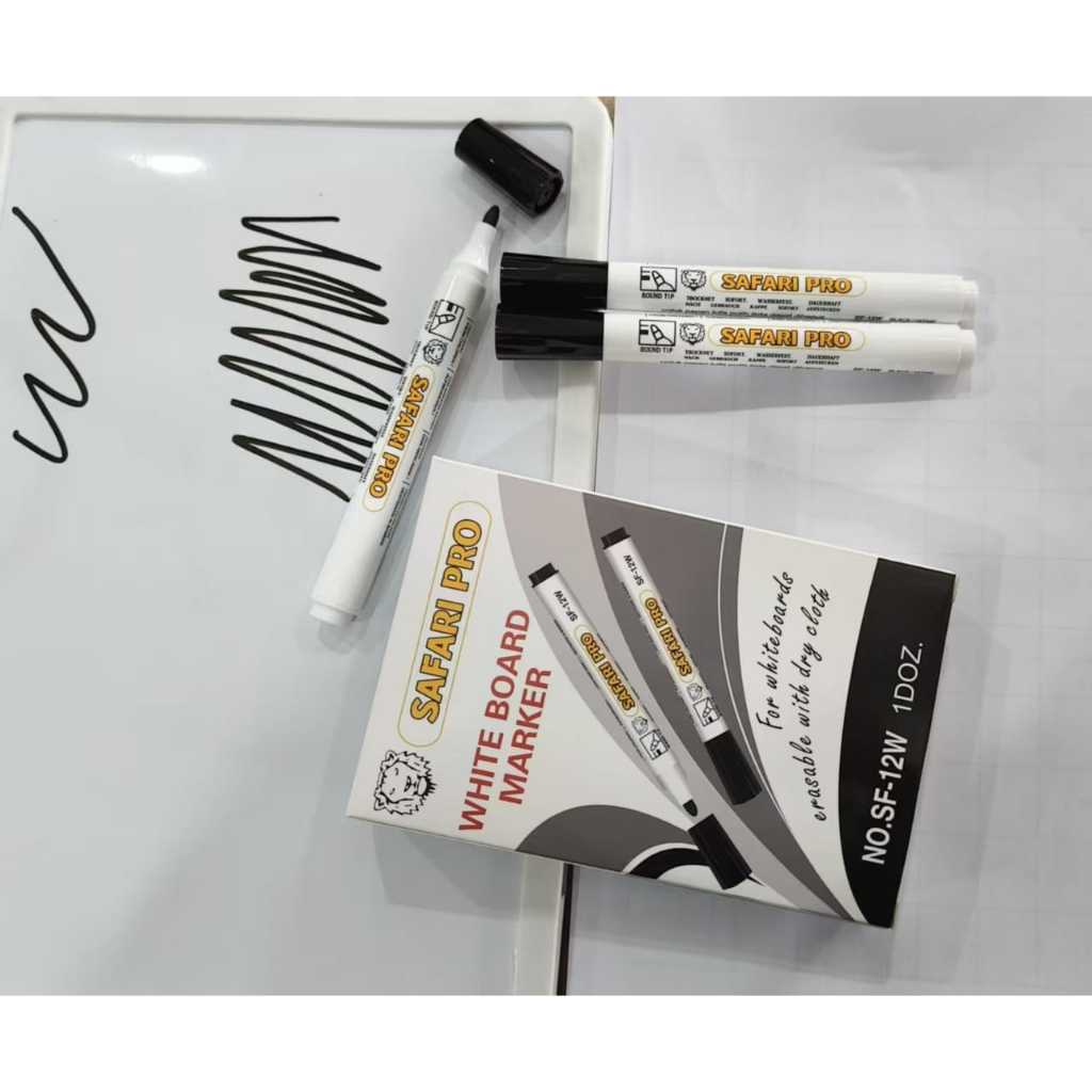 

(SF12-LUSIN) SPIDOL PERMANEN PERMANENT MARKER INSTAN DRY WATERPROOF WRITING SAFARI BRAND