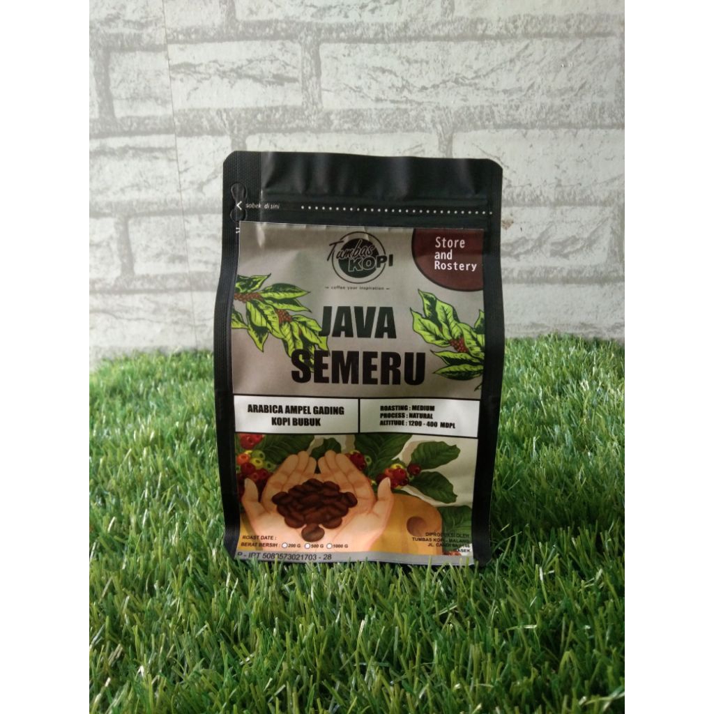 

Kopi Bubuk Arabika Semeru Natural 500g
