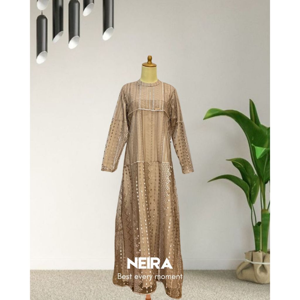 Neira Dress Reborn by MDLY - Gamis MDLY Terbaru ori Dress Muslim Gamis MDLY Gamis Dress Dress Premiu