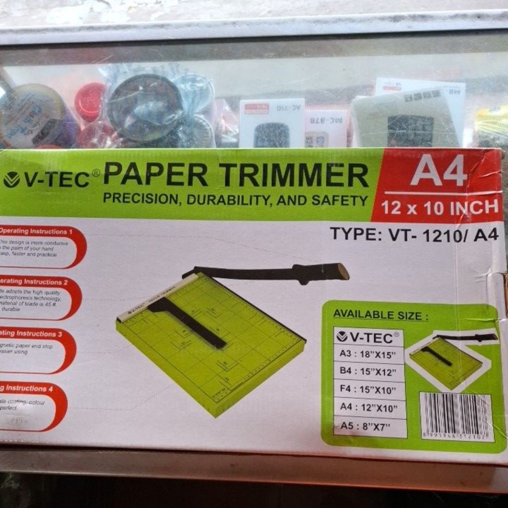 

mesin pemotong kertas / paper trimmer Vtec