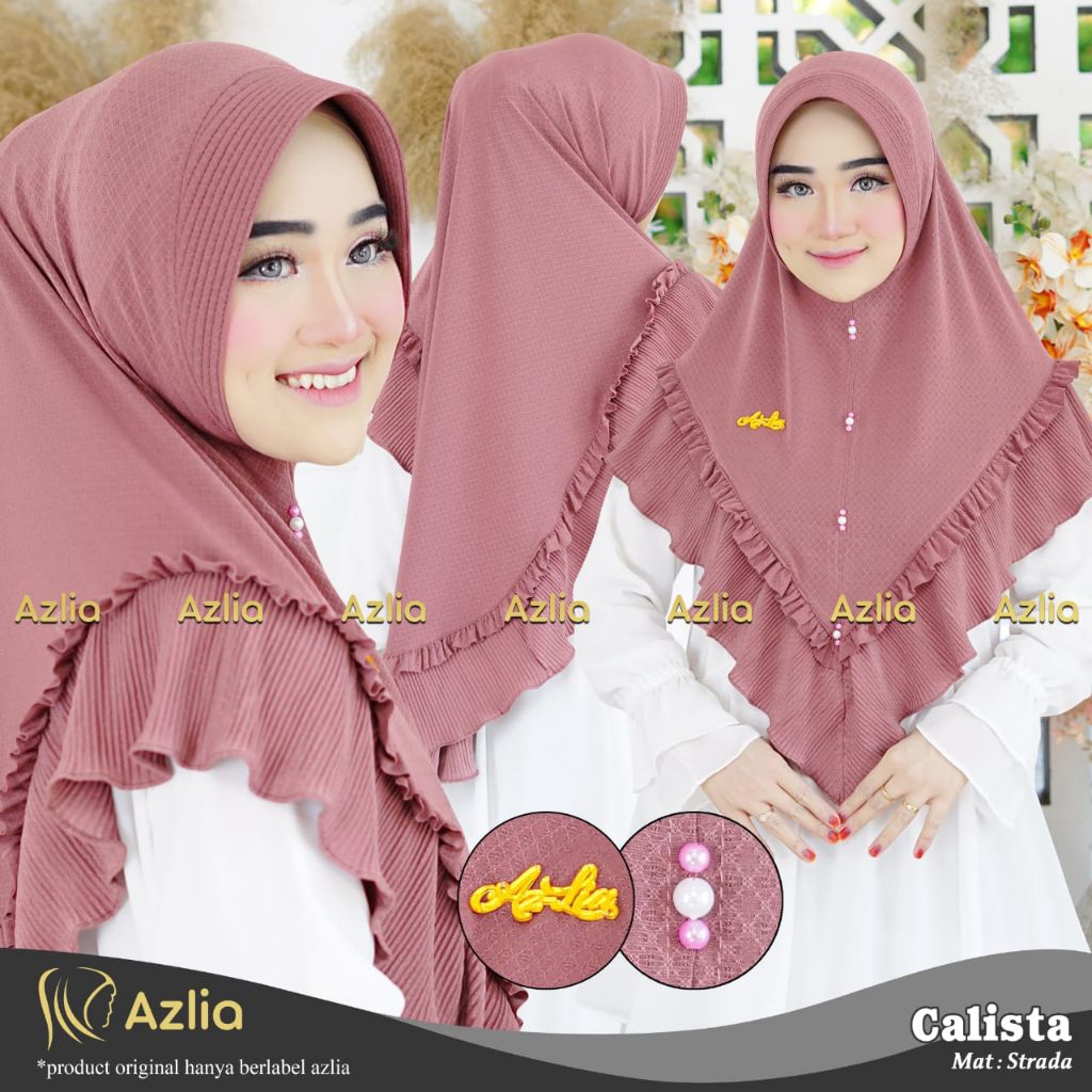 HIJAB AZLIA CALISTA//HIJAB INSTAN DEWASA//HIJAB INSTAN