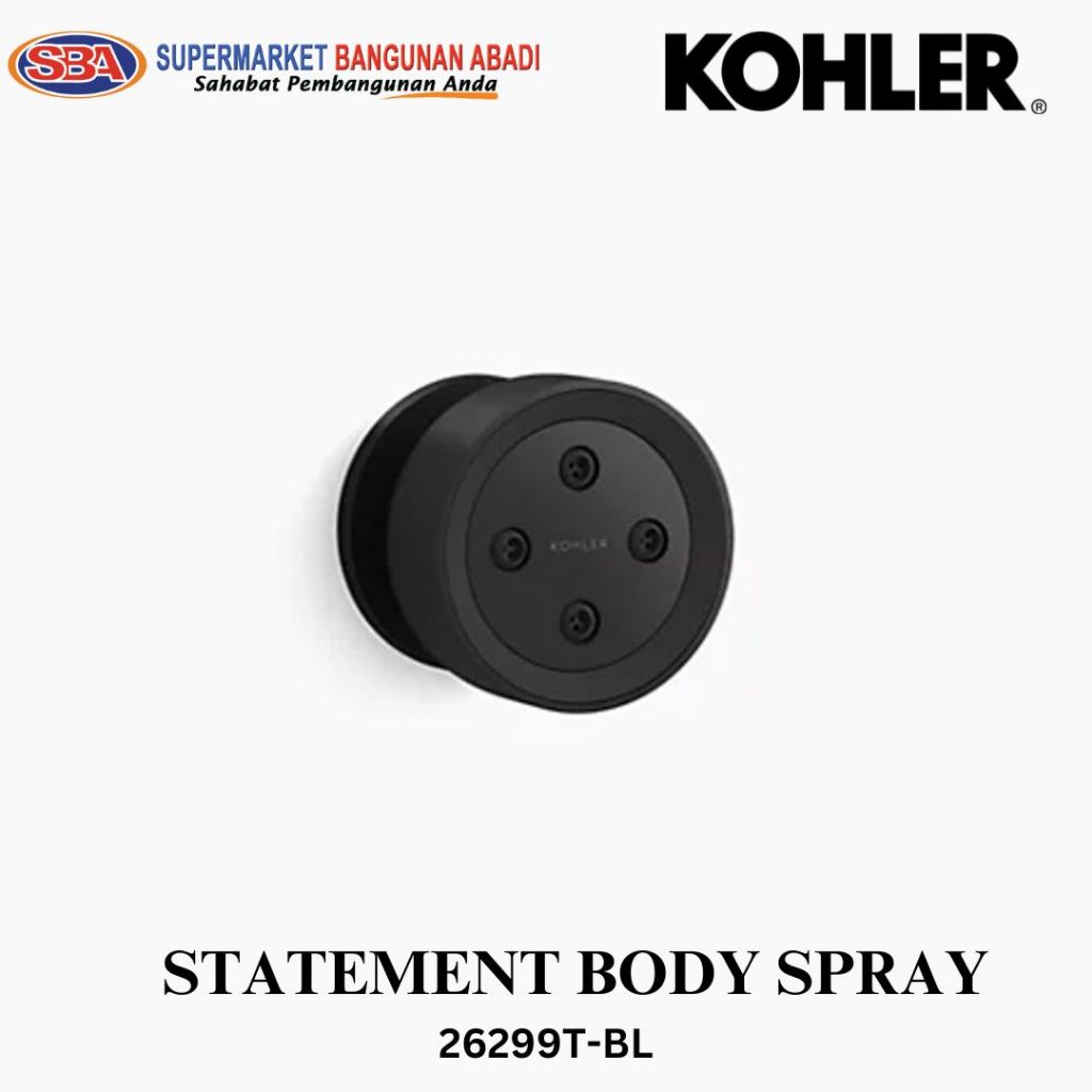 Statement Body Spray Kohler | 26299T-BL | Statement Kohler | Shower Kohler