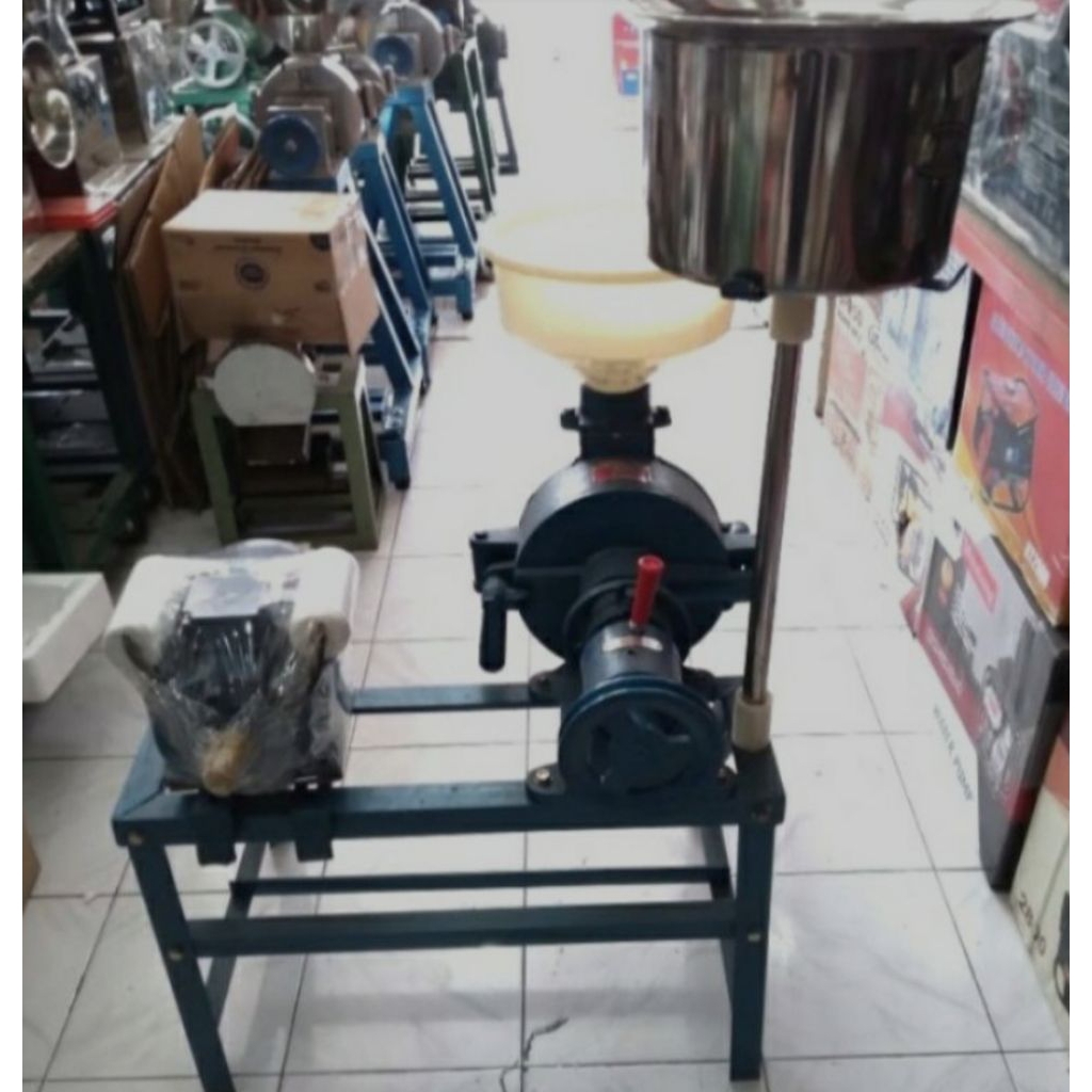 Mesin Giling Tahu 8Inci + Dinamo 2HP